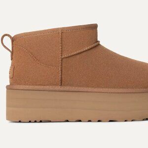 UGG Classic Ultra Mini Platform Chestnut Size 7